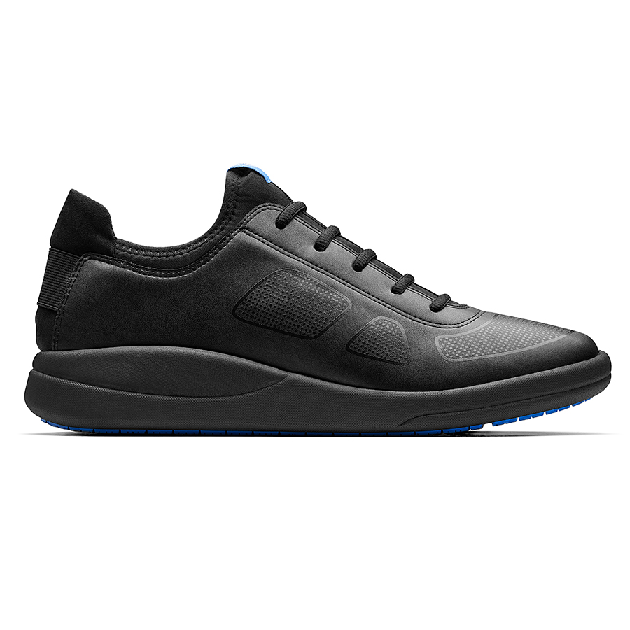 WEARERTECH CUSTOM PRO TRANSFORM BLACK MICROFIBRE NON SLIP UNISEX TRAINER UK-SIZE-3