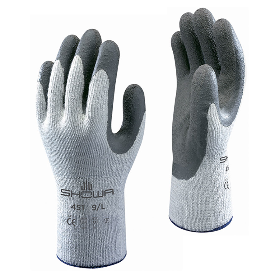 Showa 451 Thermo Grip XL Grey/White XL PK 1