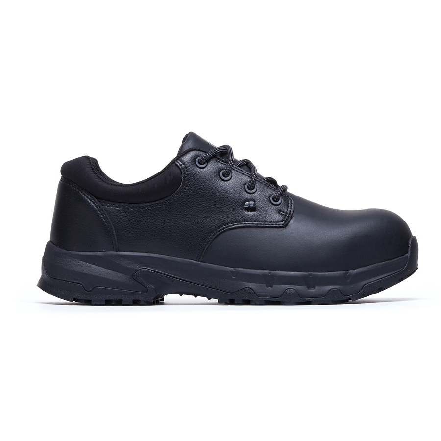 SHOES FOR CREWS BARRA BLACK MICROFIBRE UNISEX SAFETY SHOE UK-SIZE-4
