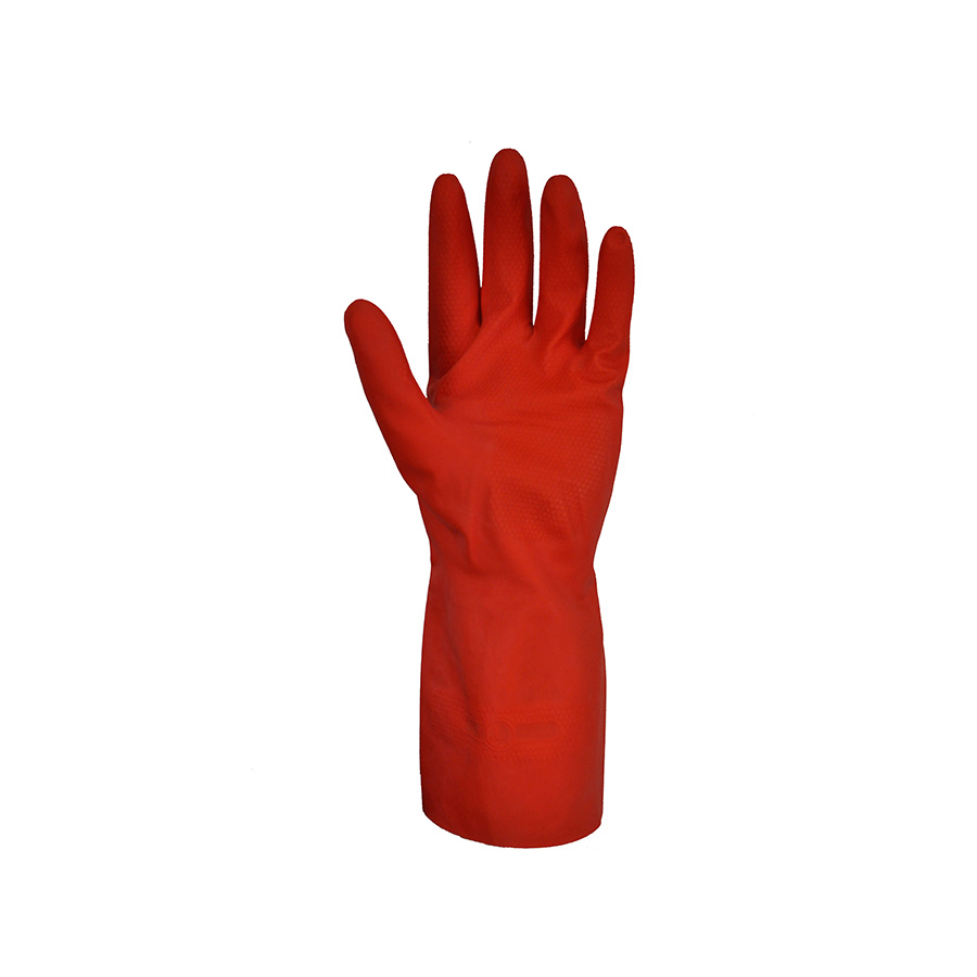 Pura Nitrile Flock Lined Glove Red PK 1