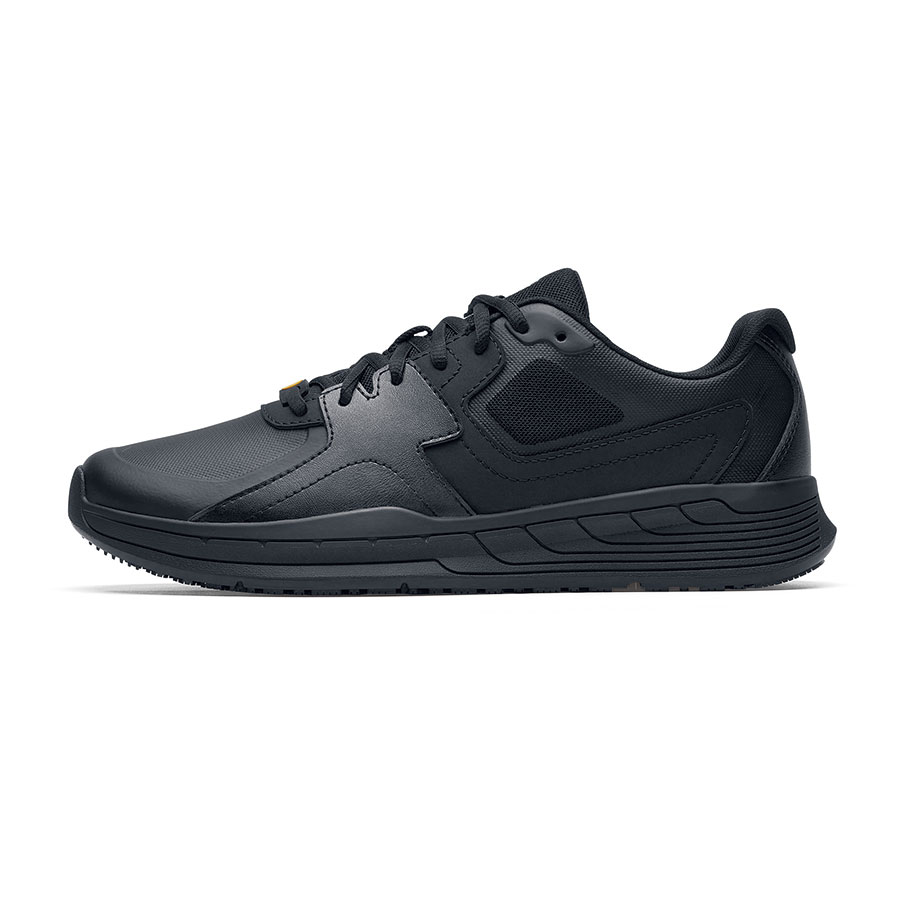 Shoes For Crews Condor Black Leather Slip Resistant Unisex Trainer 8 PK 1