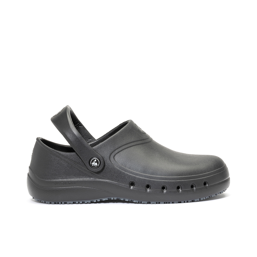 ANVIL TRACTION FREEWALK VENTED BLACK UNISEX LIGHTWEIGHT CLOG 6