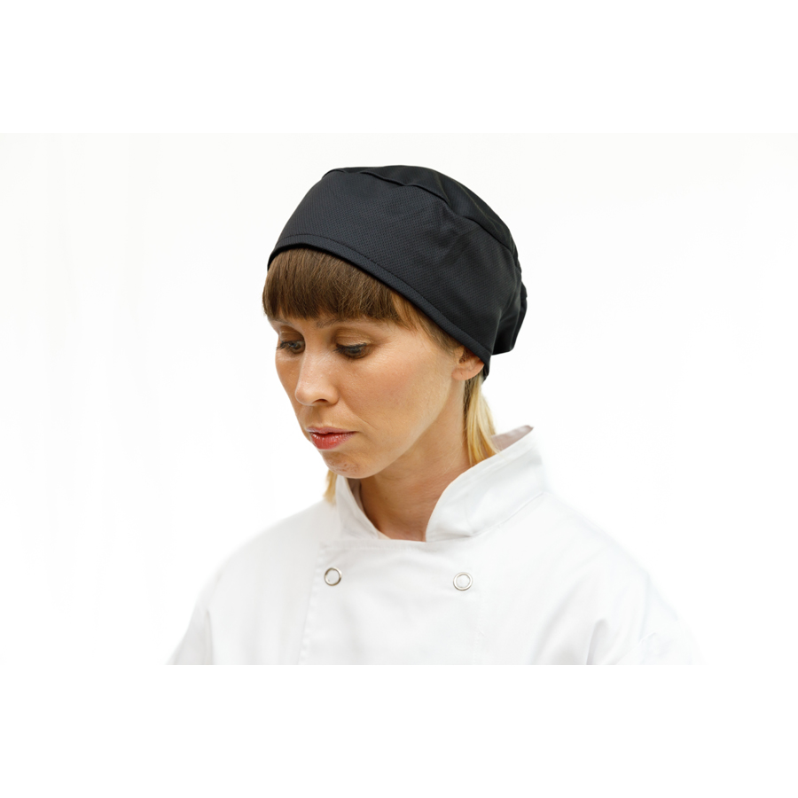 Brigade Black Polyester Ventilated Mesh Beanie PK 1
