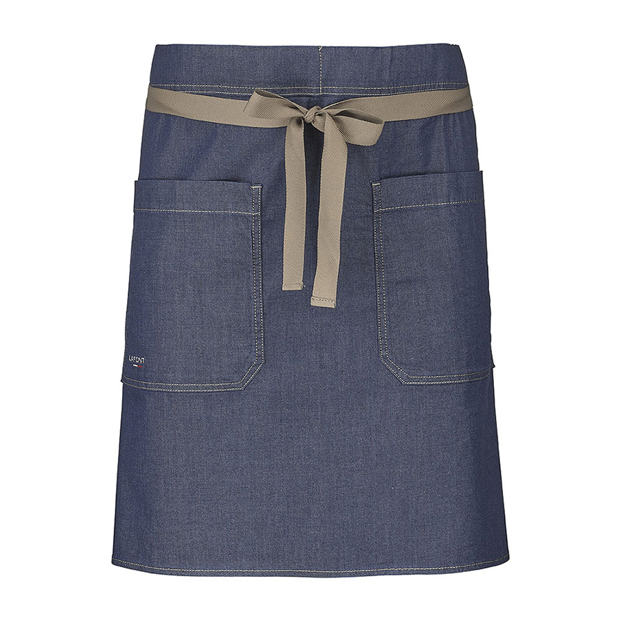 La Font Arras Denim Waist April With Twin Hip Pockets And Beige Waist Tie PK 1