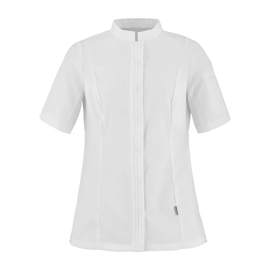 LAFONT KITCHEN PRESTIGE CRISTAL PI LADIES RECYCLED WHITE SHORT SLEEVE CHEF JACKET 42
