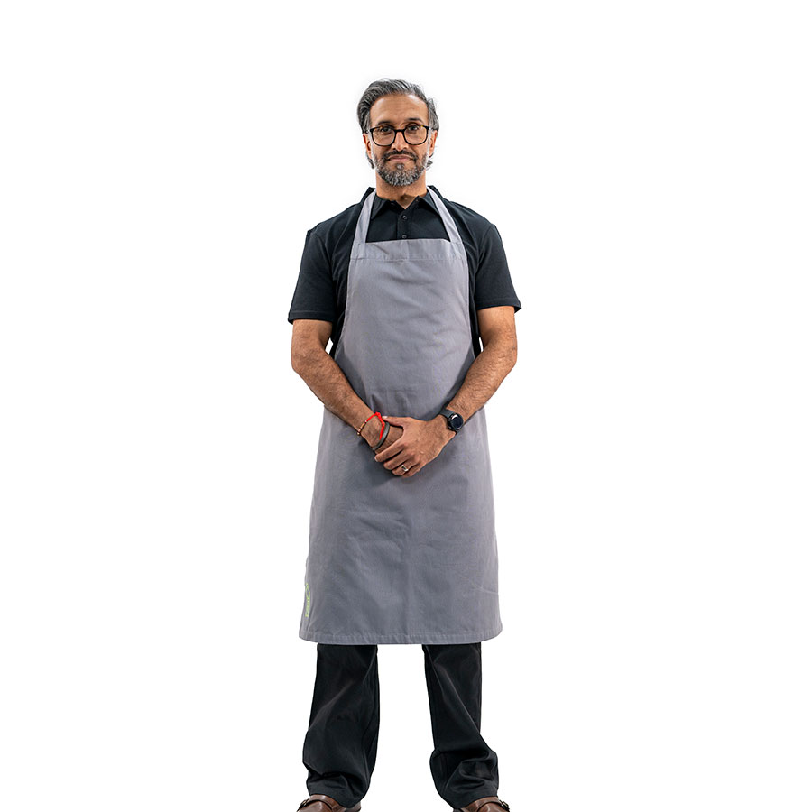 Brigade Chefs Against Plastic Waste Bib Apron With Pocket PK 1
