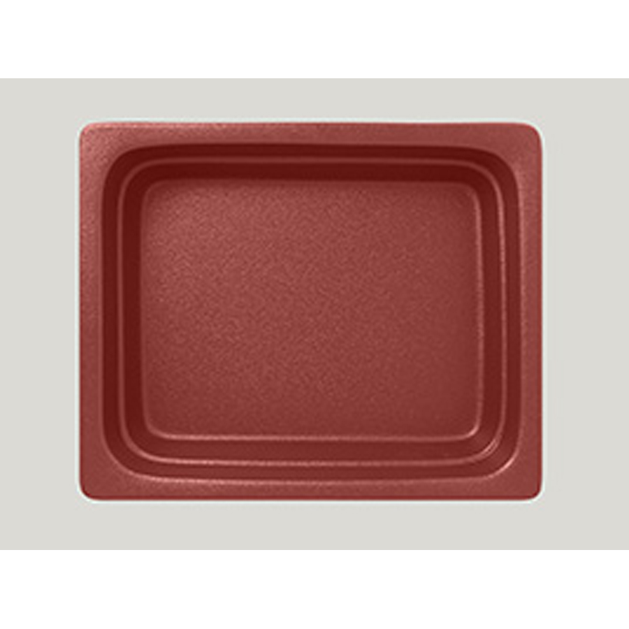 NEOFUSION GASTRONORM PAN 1/2 DARK RED 32 PK 2
